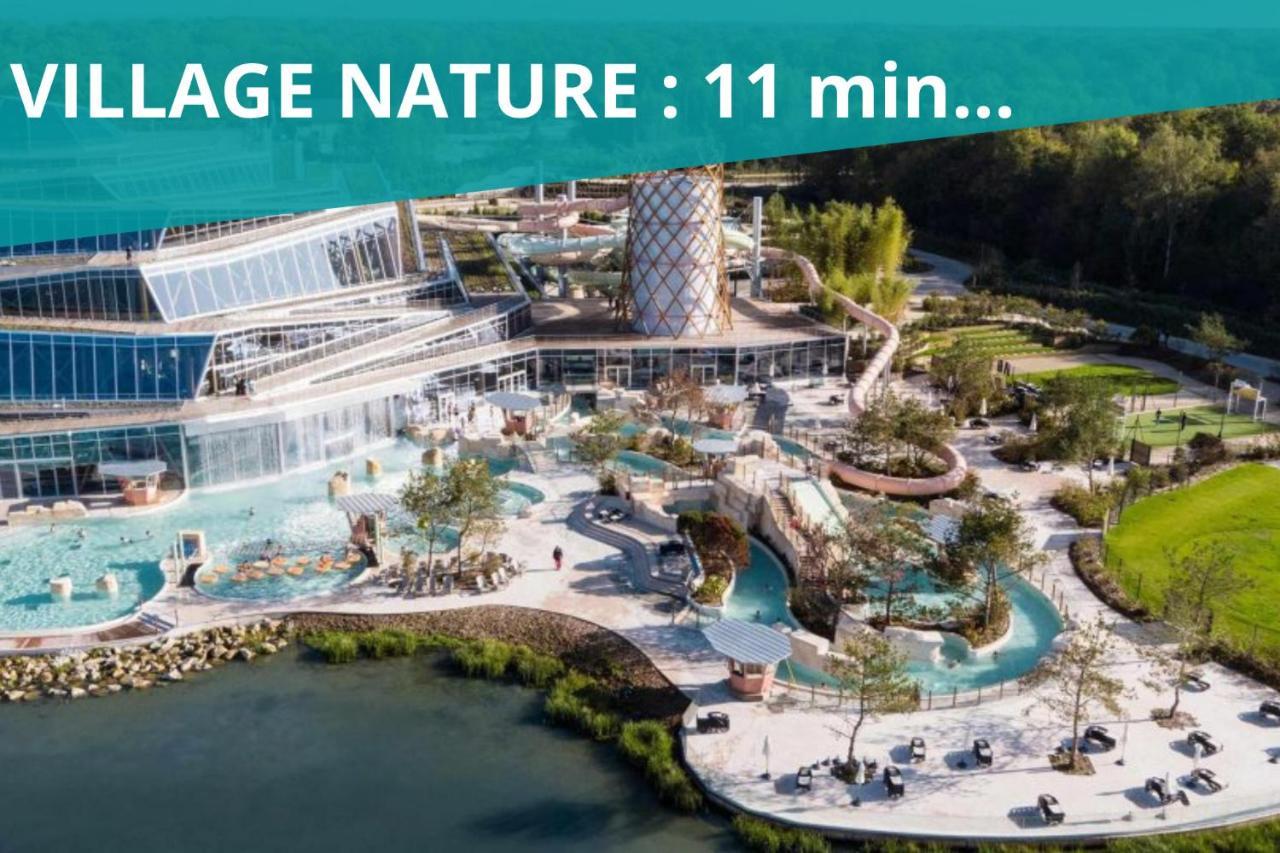 King Size Bed - Free Private Parking - Garden & Terrace - 14Min From Disneyland แฟร์ริแอร์-ออง-บรีย์ ภายนอก รูปภาพ